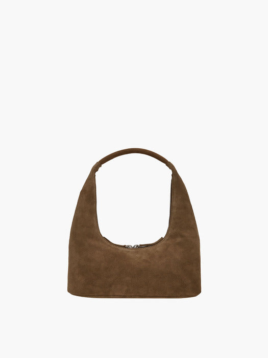 HOBO SHOULDER_cappuccino suede