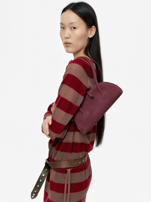 BESSETTE SHOULDER_wine nubuck