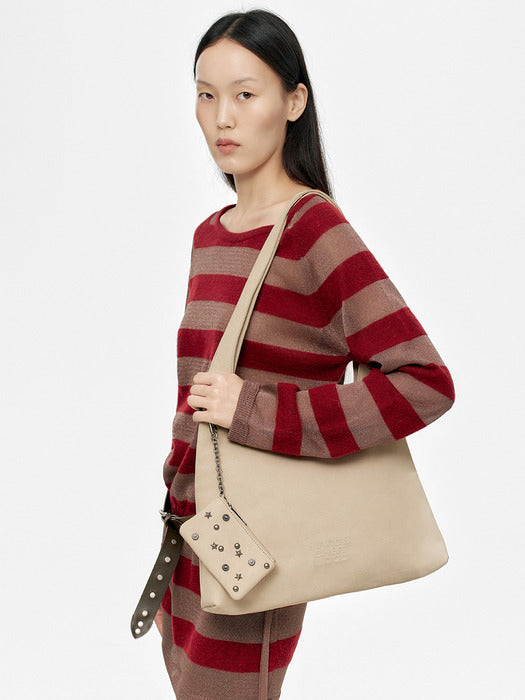 Margesherwood Halter Hobo Large nude nubuck