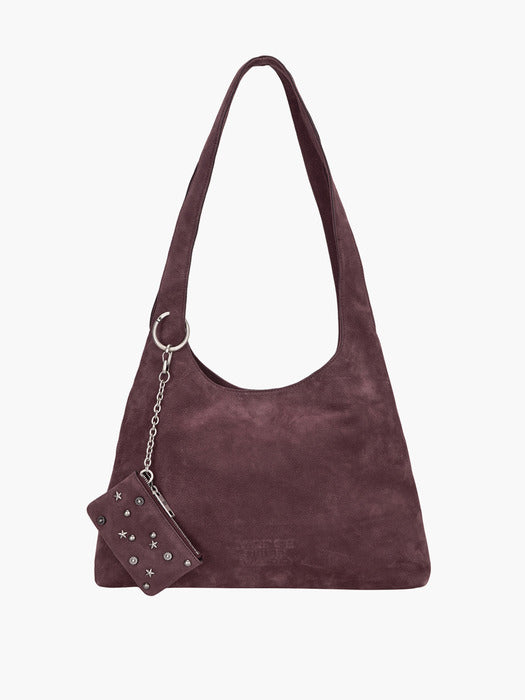 HALTER HOBO LARGE_wine nubuck