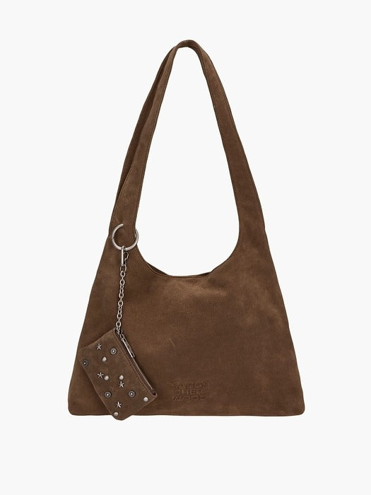 Margesherwood Halter Hobo Large cappuccino suede