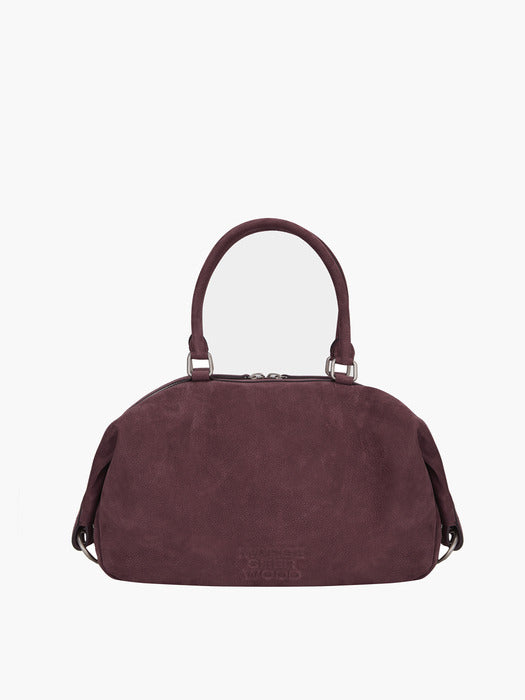 DUMPLING TOTE_wine nubuck