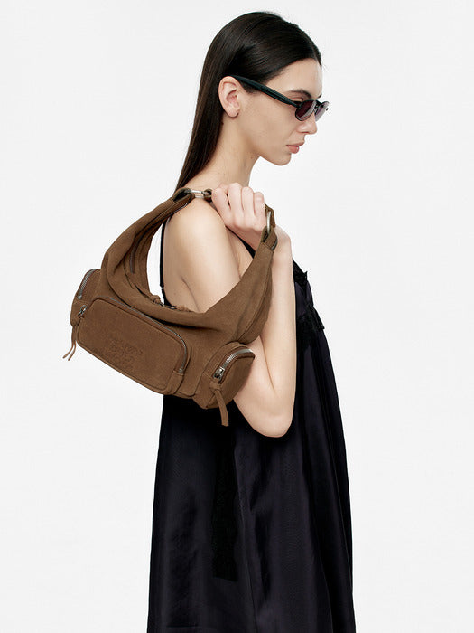 Margesherwood City Hobo EW Mini cappuccino suede