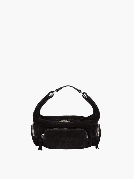 CITY HOBO EW MINI_black suede
