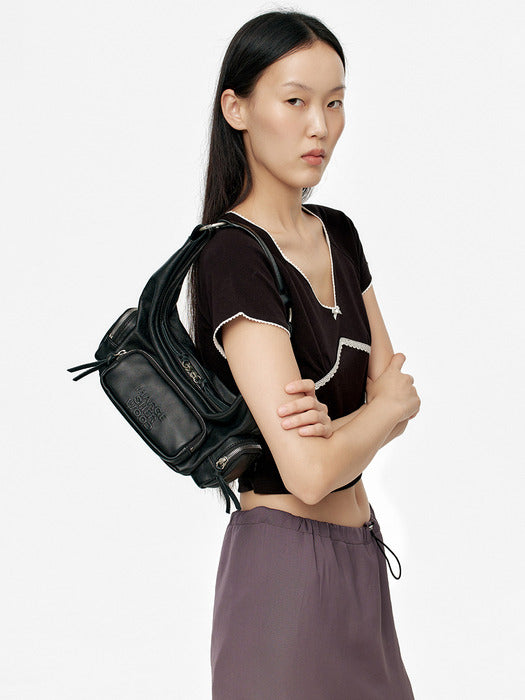 CITY HOBO EW MINI_black plain