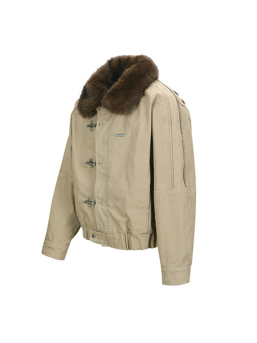 [andersson bell] UNISEX ORTEGA WASHED COTTON JACKET awa712u(BEIGE)