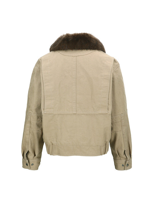 [andersson bell] UNISEX ORTEGA WASHED COTTON JACKET awa712u(BEIGE)