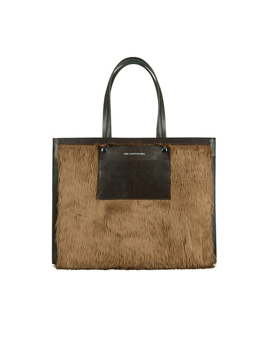[andersson bell] LINUS FUR BAG aaa493u(BROWN)