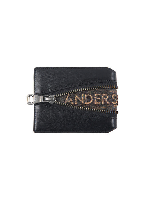 [andersson bell] ZIP WALLET aaa503u(BLACK/BROWN)