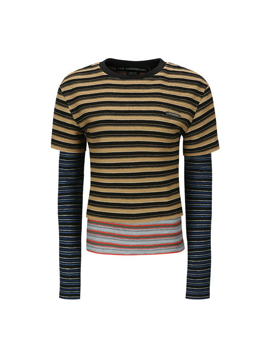 [andersson bell] MULTI STRIPE LS T-SHIRTS atb1353w(MULTI)