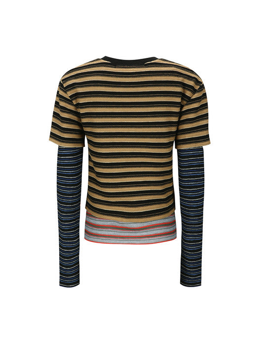 [andersson bell] MULTI STRIPE LS T-SHIRTS atb1353w(MULTI)