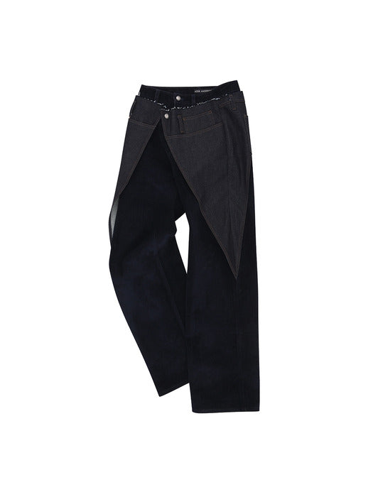 [andersson bell] ZOE WRAP PANTS apa850w(BLUE)