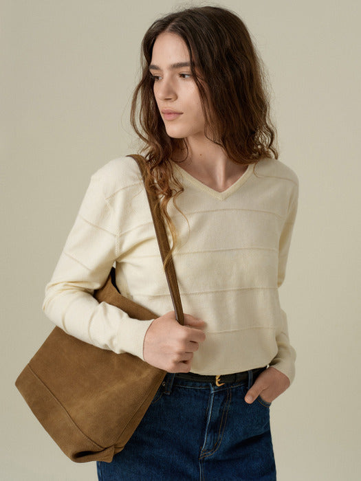Mango Maniplease Alita Suede Bag Brown