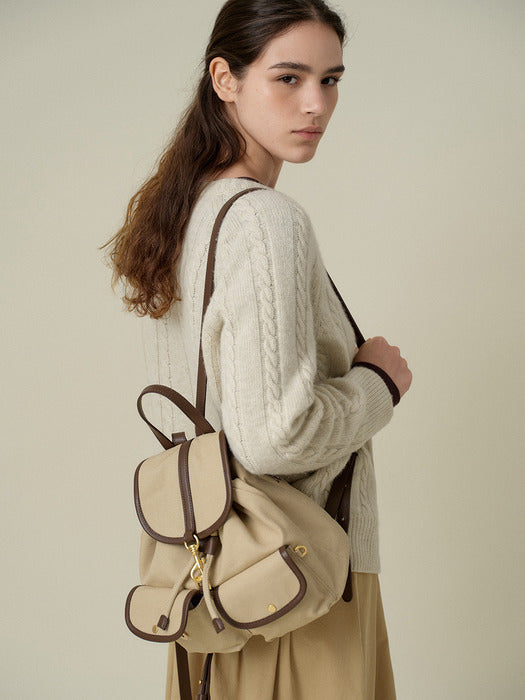 Mango Maniplease Montana Backpack Beige
