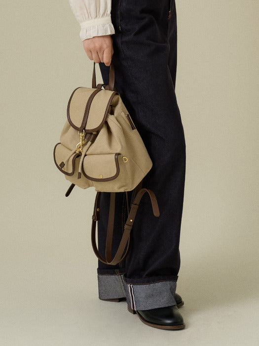 Mango Maniplease Montana Backpack Beige