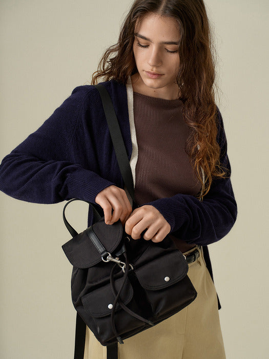 Mango Maniplease Montana Backpack Black