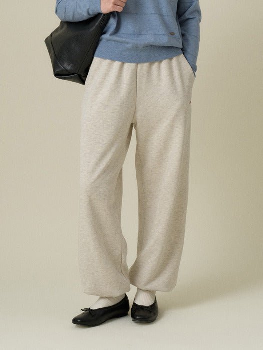 Mango Maniplease Notie Jogger Pants Oatmeal