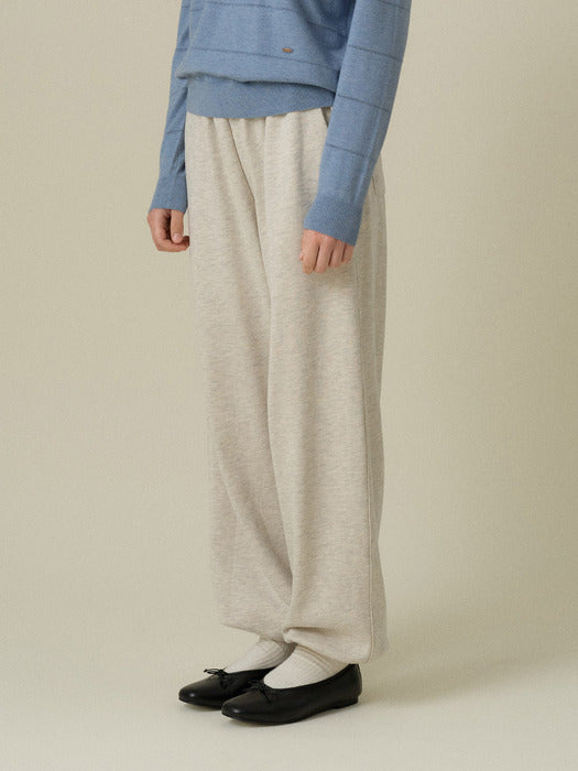 Mango Maniplease Notie Jogger Pants Oatmeal