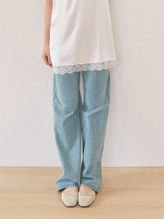 Mango Maniplease Ollo Light Jeans Light Blue