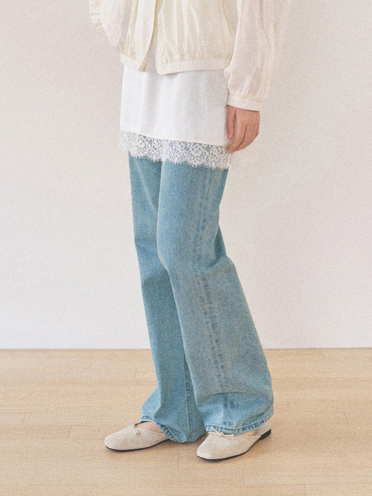 Mango Maniplease Ollo Light Jeans Light Blue