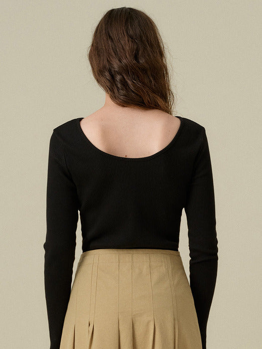 Mango Maniplease Mute Sleeve Tee Black