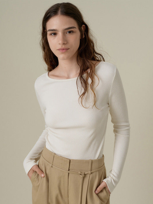 Wconcept_Mango_Maniplease Mango Maniplease Mute Sleeve Tee - Cream