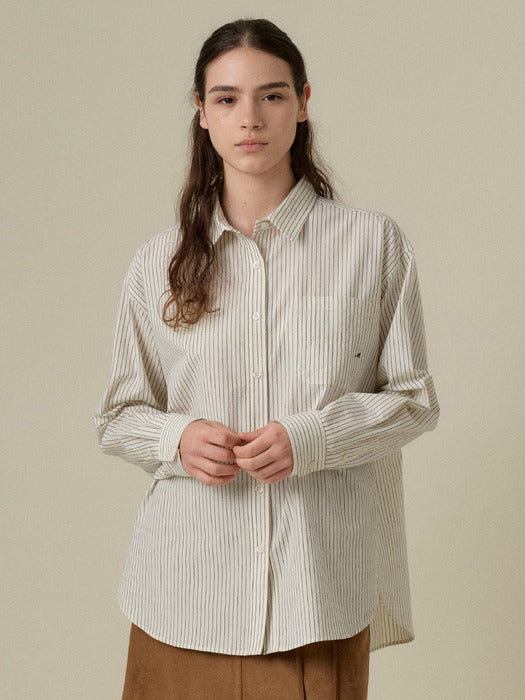 Wconcept_Mango_Maniplease Mango Maniplease Duono Cotton Shirt - Stripe