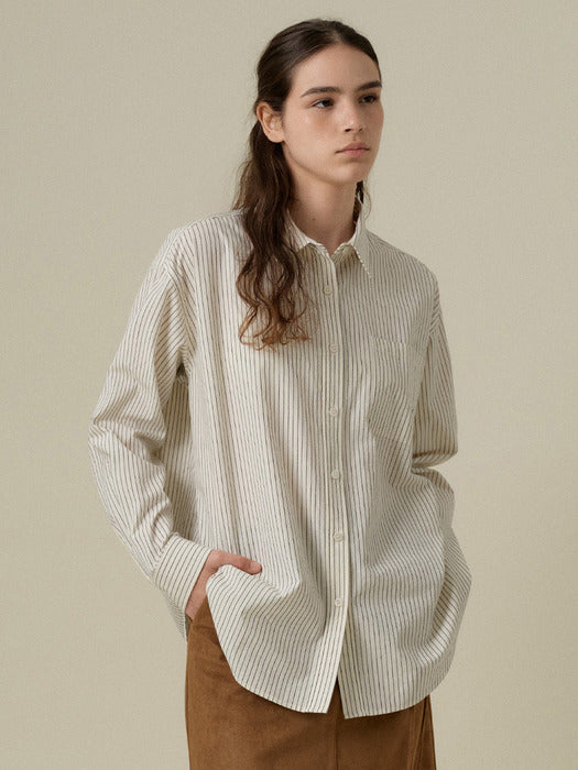 Wconcept_Mango_Maniplease Mango Maniplease Duono Cotton Shirt - Stripe