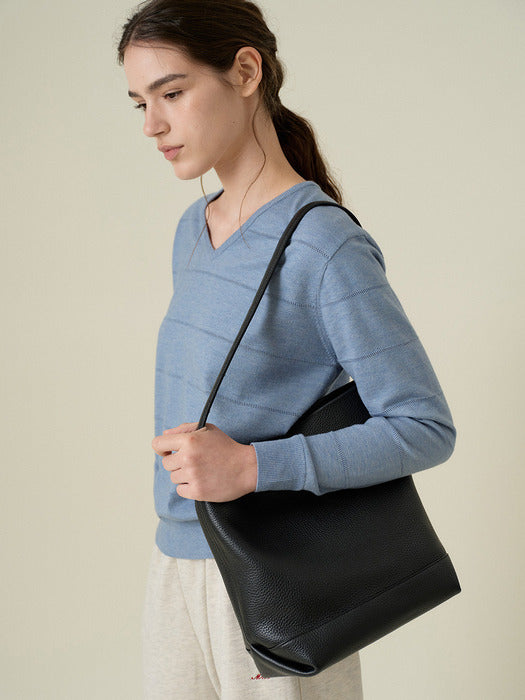 Wconcept_Mango_Maniplease Mango Maniplease Liva V Neck Knit - Blue