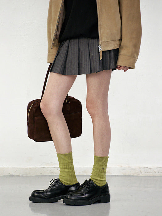 [dunst] CLASSIC LOGO SOCKS OLIVE_UDSS5F102E1
