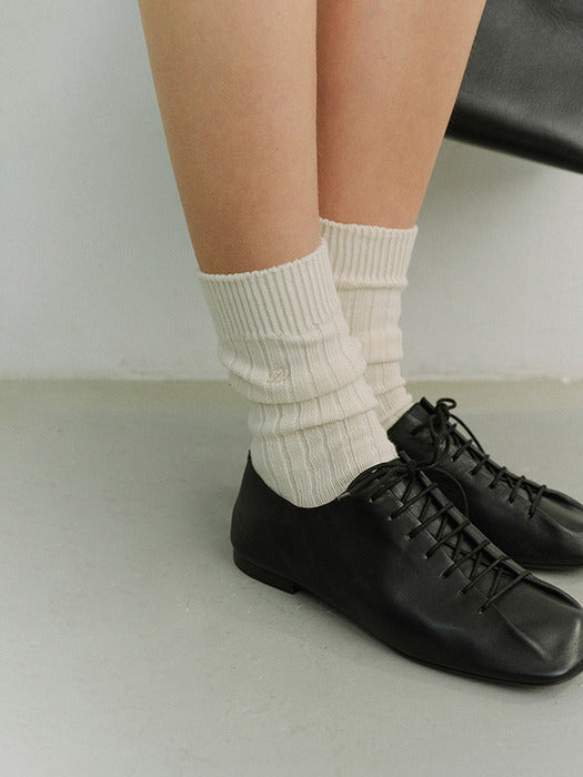 Dunst Classic Logo Socks Ivory