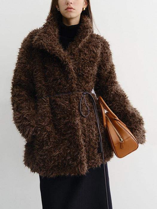 [dunst] STRING BELT ESPRESSO_UDBE5F209W2