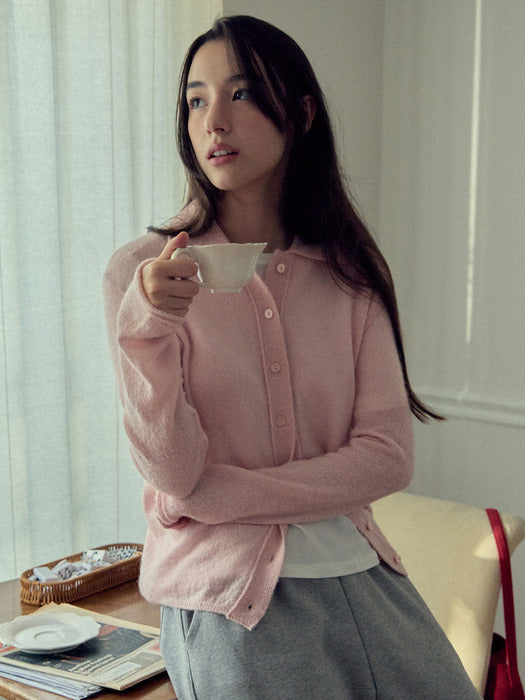 Wconcept_Mango_Maniplease Mango Maniplease Ria Collar Cardigan - Pink