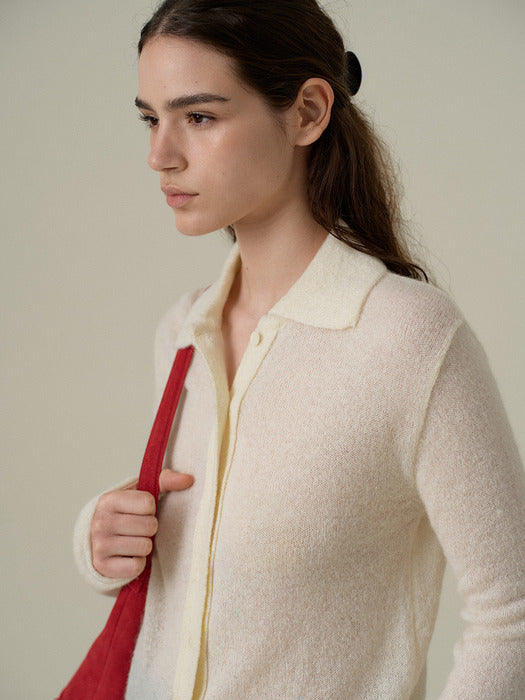 Wconcept_Mango_Maniplease Mango Maniplease Ria Collar Cardigan - Ivory