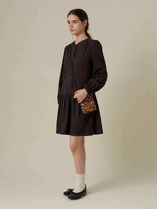 Mango Maniplease Ray Shirring One Piece Black