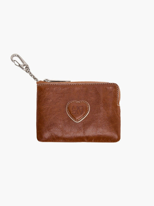 Margesherwood Heart Zipper Wallet crinkle