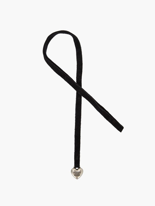 HEART CHARM_black suede