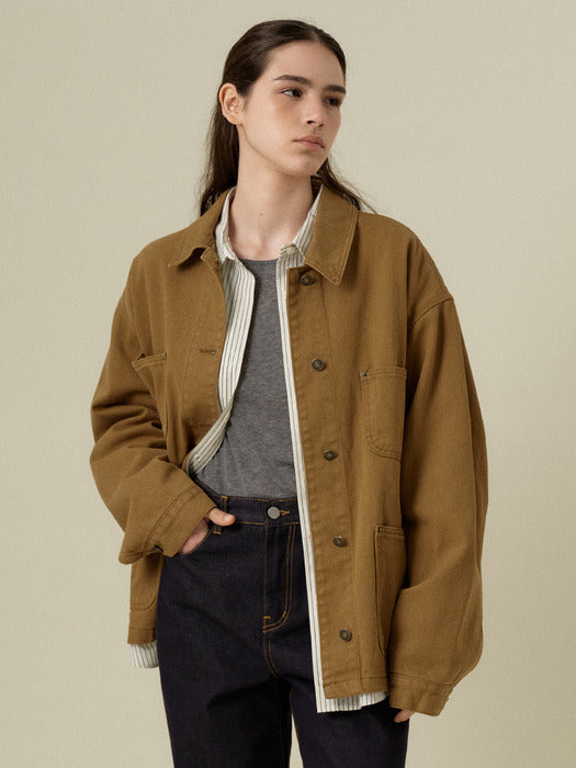 Mango Maniplease Selk Denim Jacket Camel