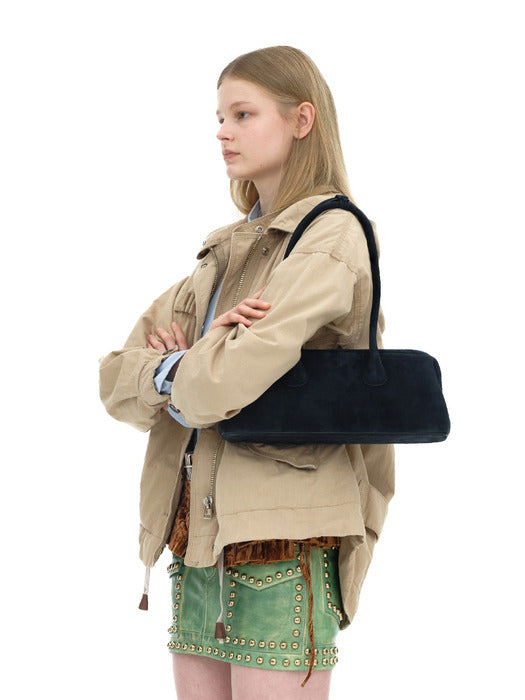 [osoi] BOAT WIDE [SUEDE NAVY]