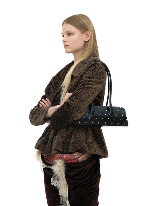 [osoi] BOAT WIDE MINI [BLACK STUD]