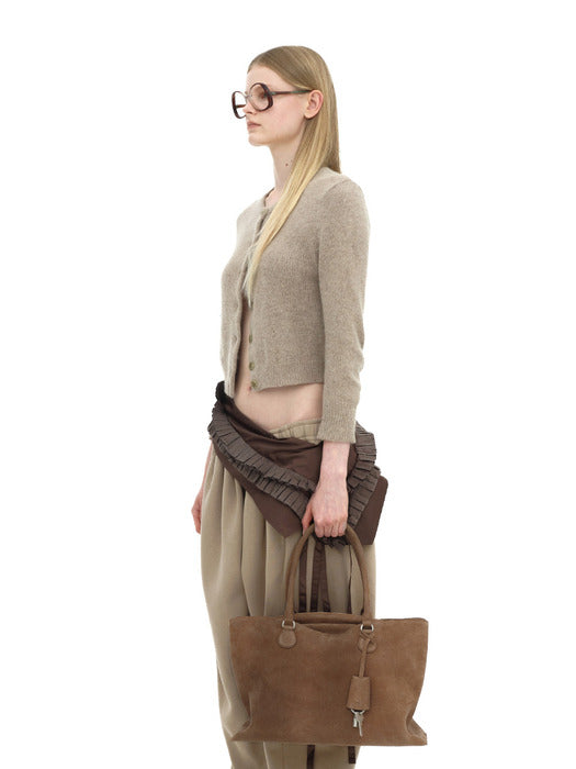 [osoi] SHELL BROT LARGE [NUBUCK BROWN]