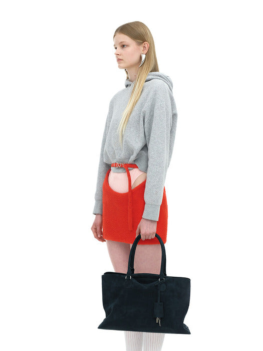 [osoi] SHELL BROT LARGE [SUEDE NAVY]