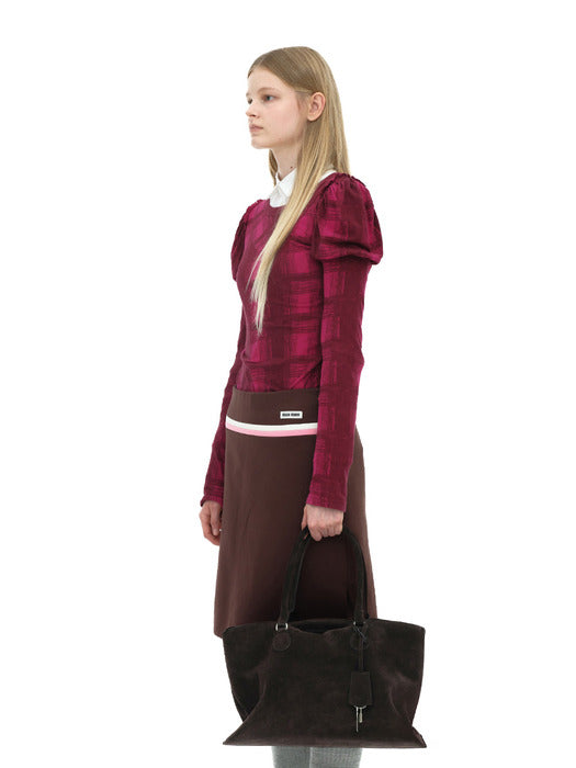 [osoi] SHELL BROT LARGE [SUEDE MOCHA]