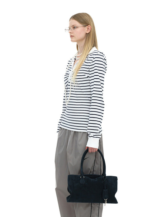 [osoi] SHELL BROT [SUEDE NAVY]