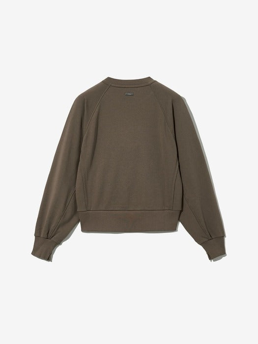 Semi-Cropped Small Logo Crewneck Sweatshirt_FS253PO01F003_217