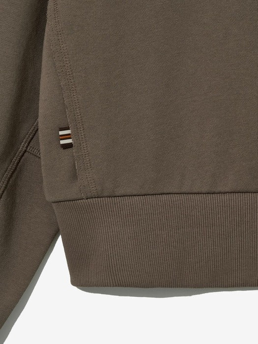 Semi-Cropped Small Logo Crewneck Sweatshirt_FS253PO01F003_217
