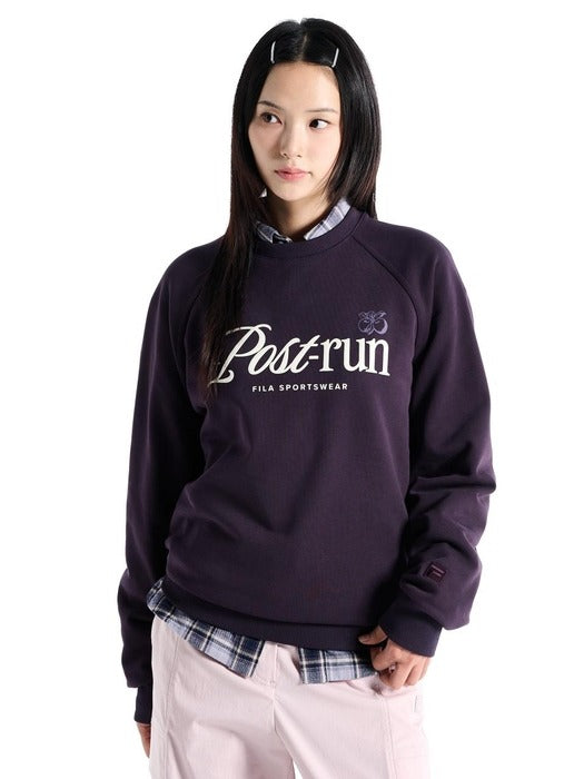 Graphic POST-RUN Crewneck Sweatshirt_FS253PO01X005_541
