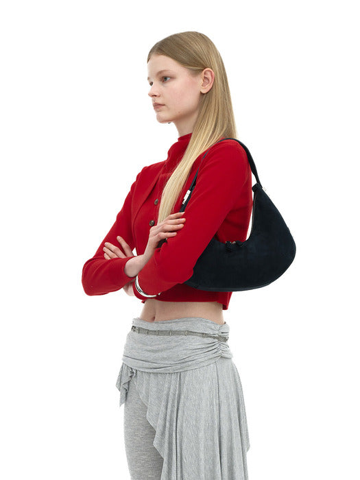 [osoi] TONI HOBO [SUEDE NAVY]