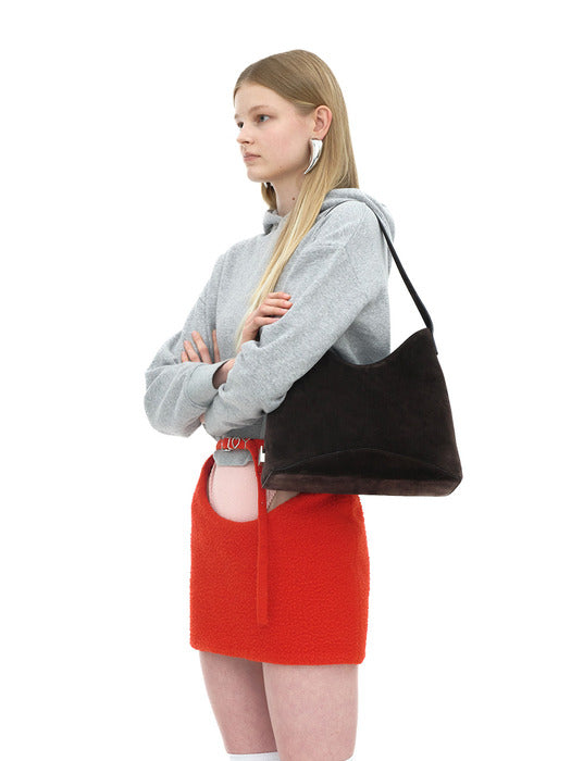 [osoi] EGG HOBO [SUEDE MOCHA]