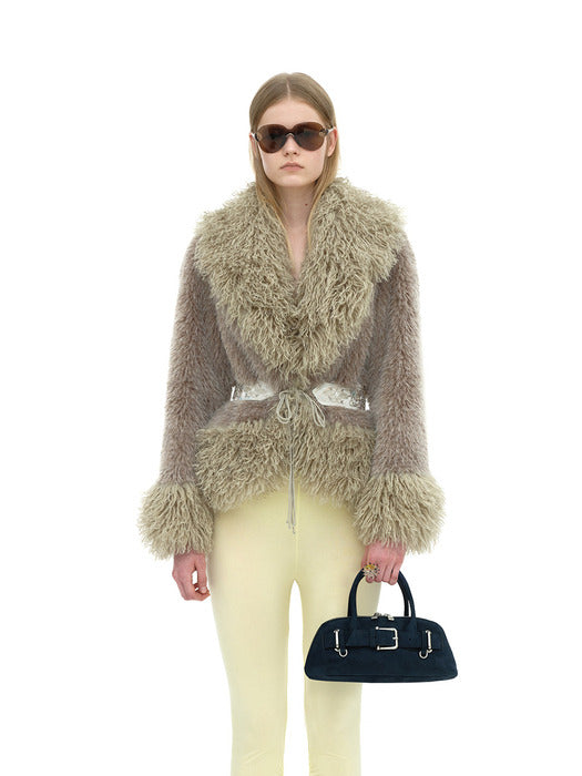 [osoi] ZIP BROCLE MINI [SUEDE NAVY]